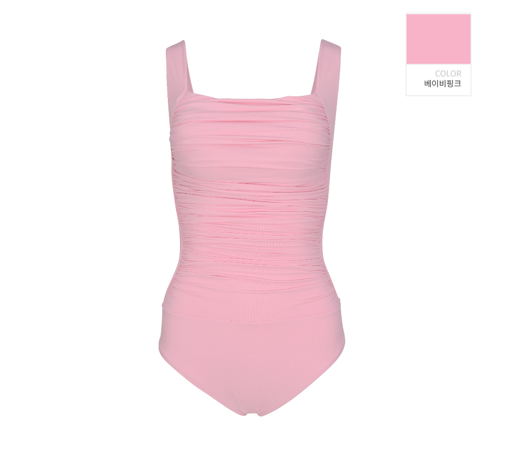 swim wear/inner wear baby pink color image-S5L25