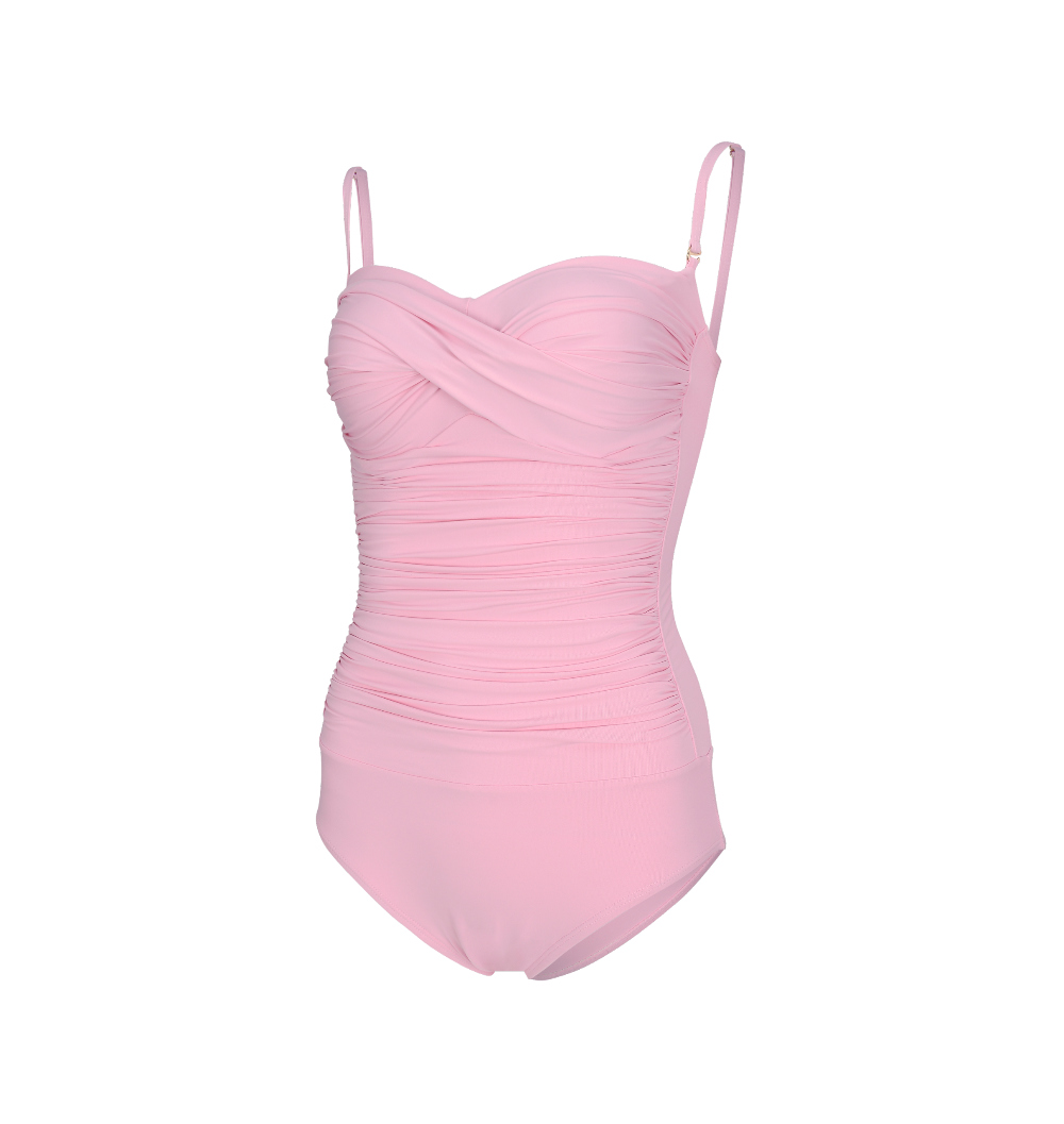 swim wear/inner wear baby pink color image-S1L55