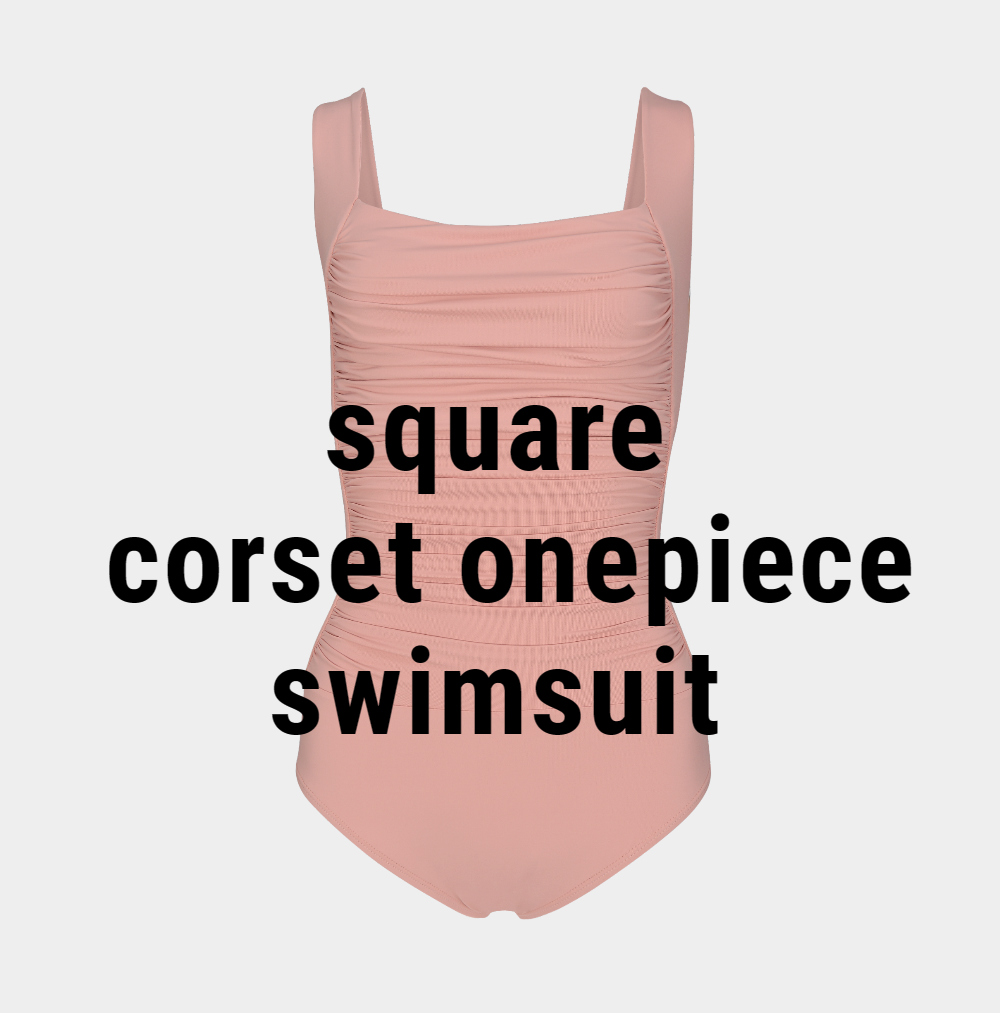 swim wear/inner wear coral color image-S23L2