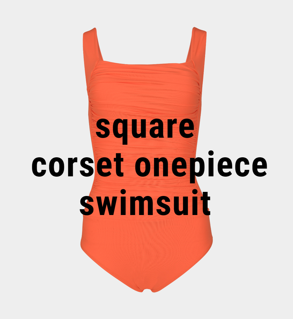 swim wear/inner wear orange color image-S10L2