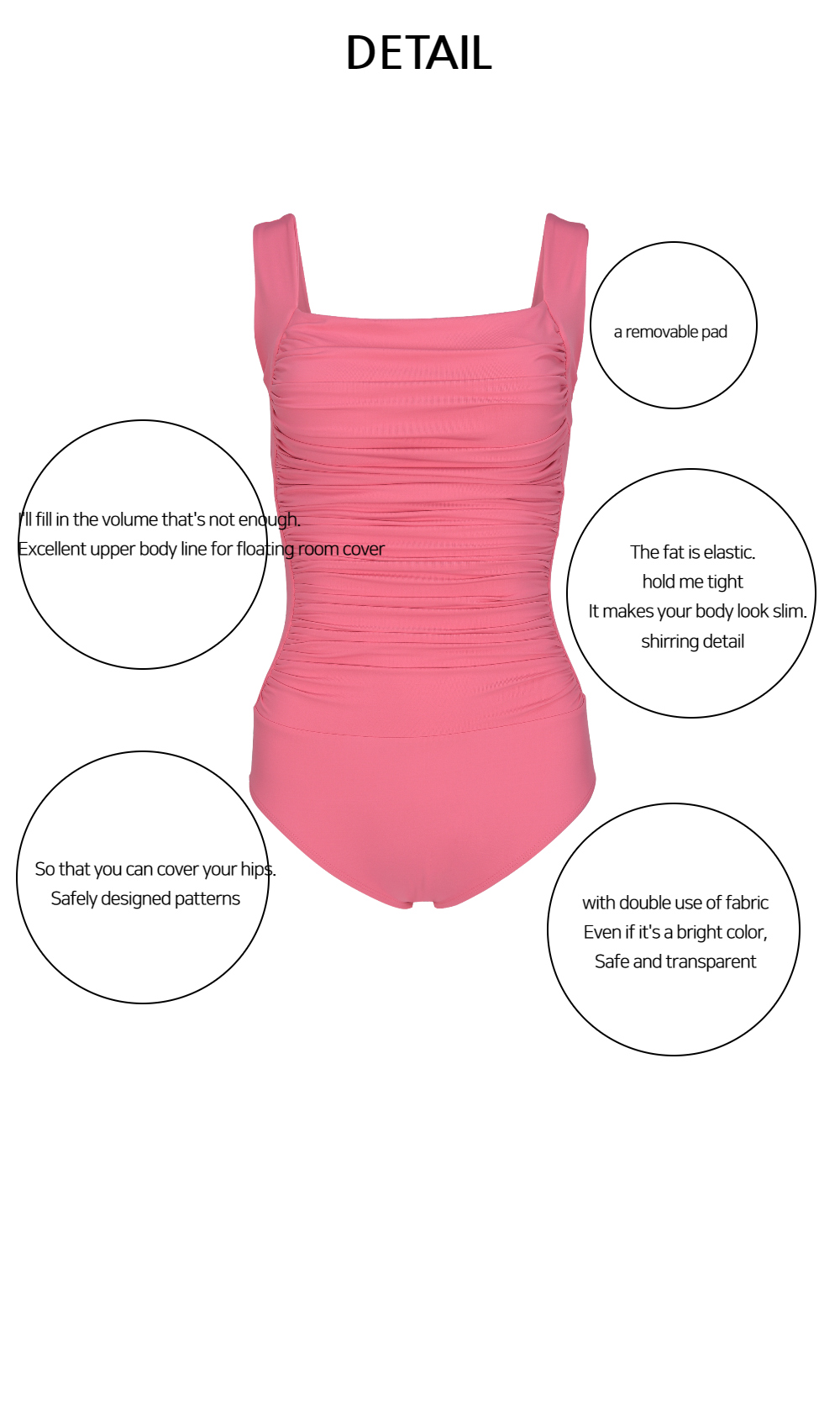 swim wear/inner wear pink color image-S12L33
