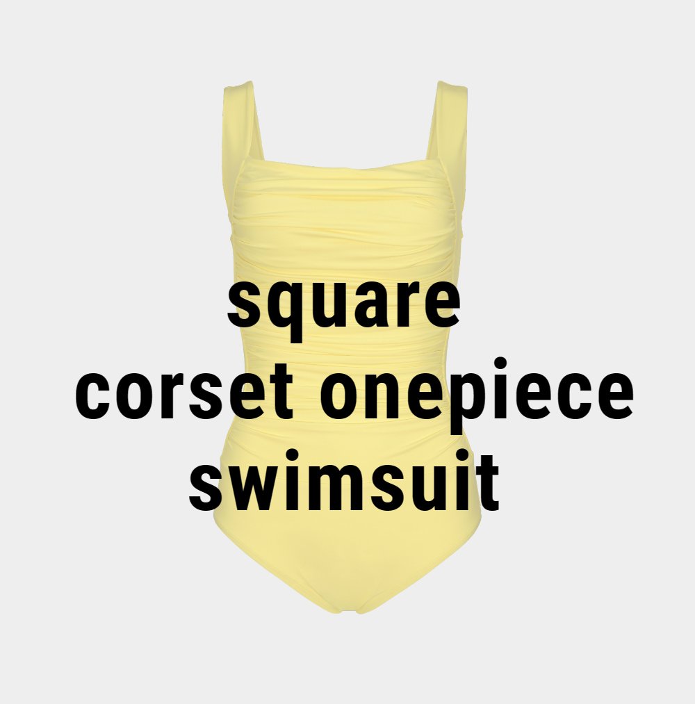 swim wear/inner wear yellow color image-S1L2