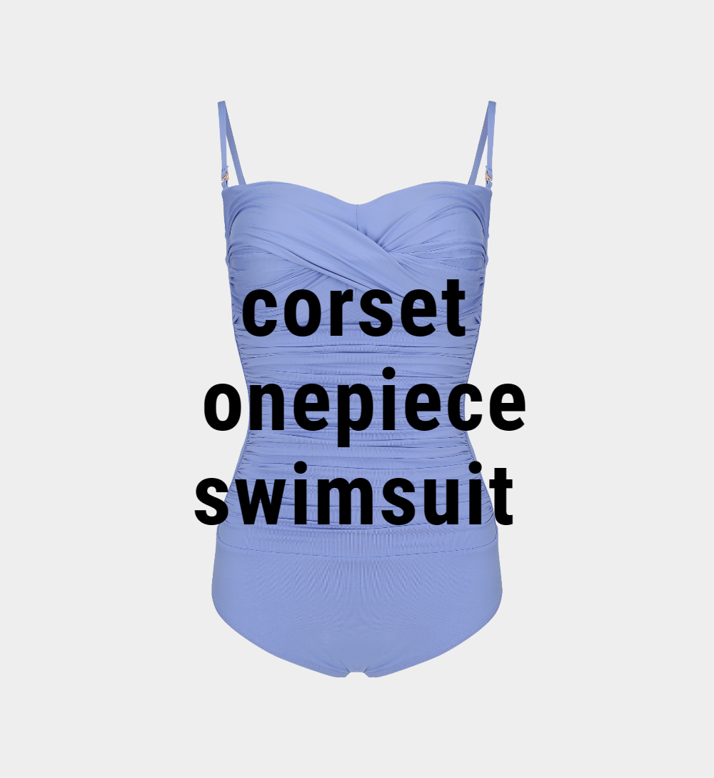 swim wear/inner wear blue color image-S1L2