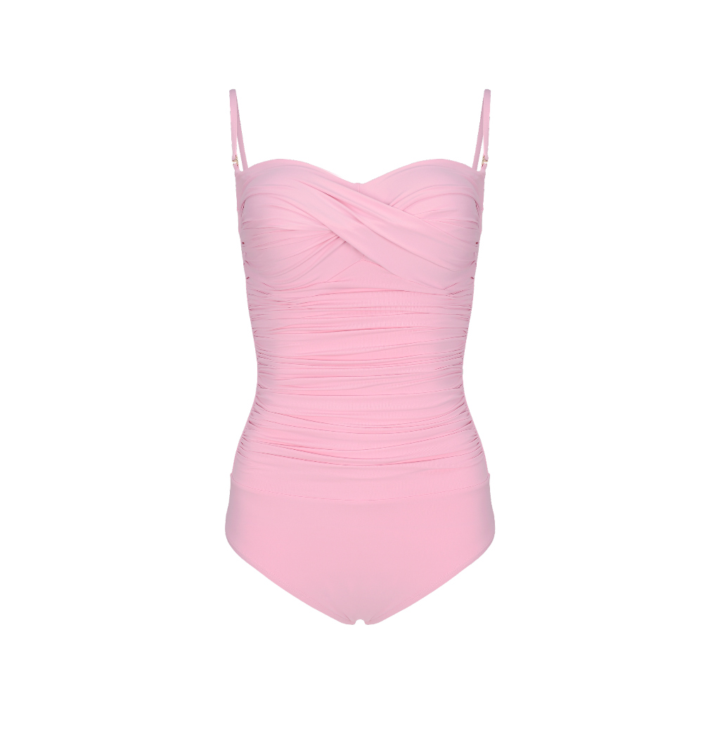 swim wear/inner wear baby pink color image-S1L54