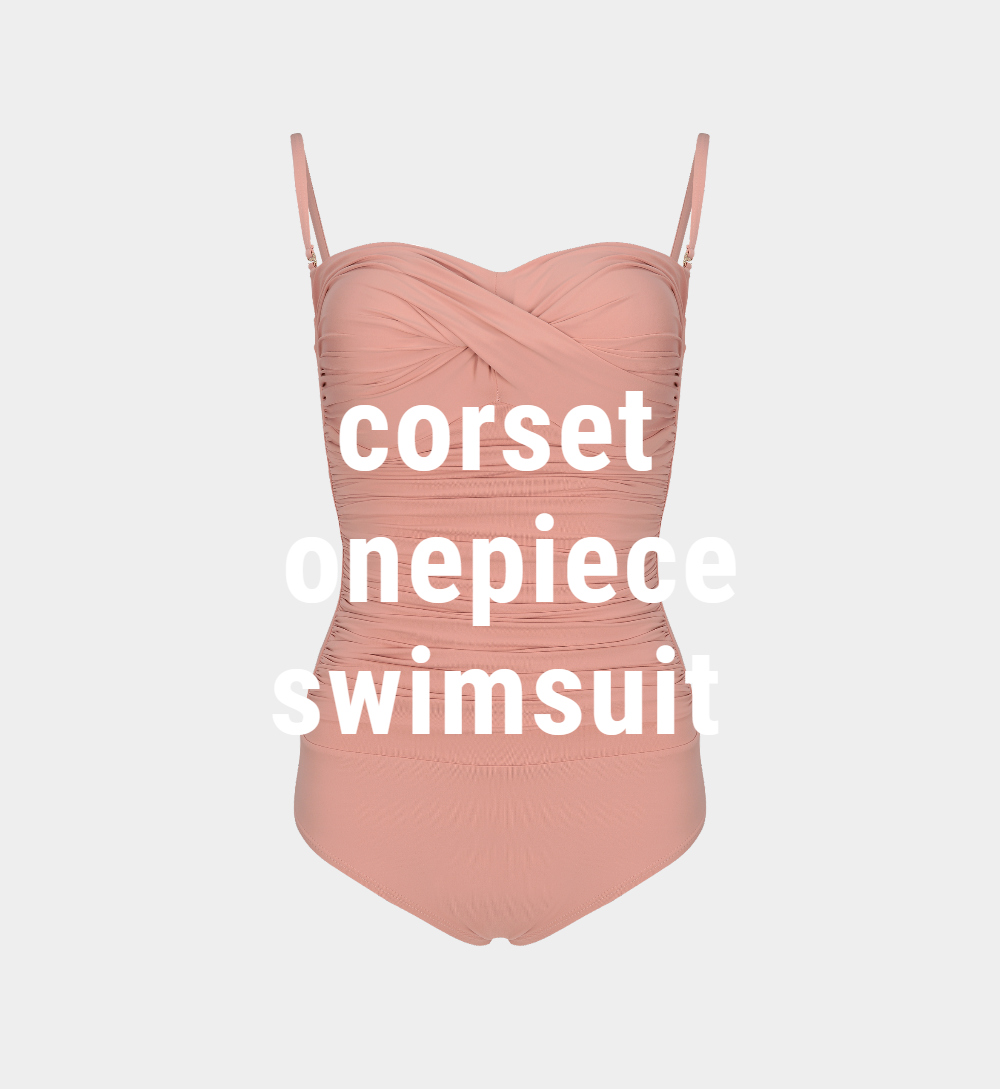 swim wear/inner wear peach color image-S1L2