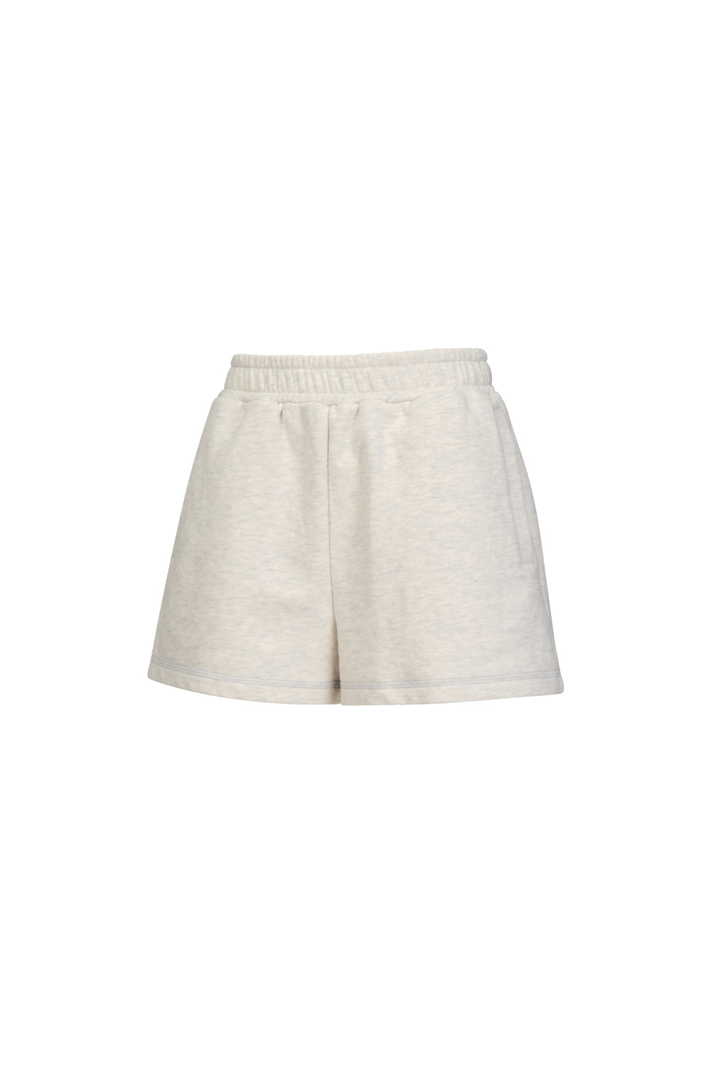 shorts cream color image-S1L58