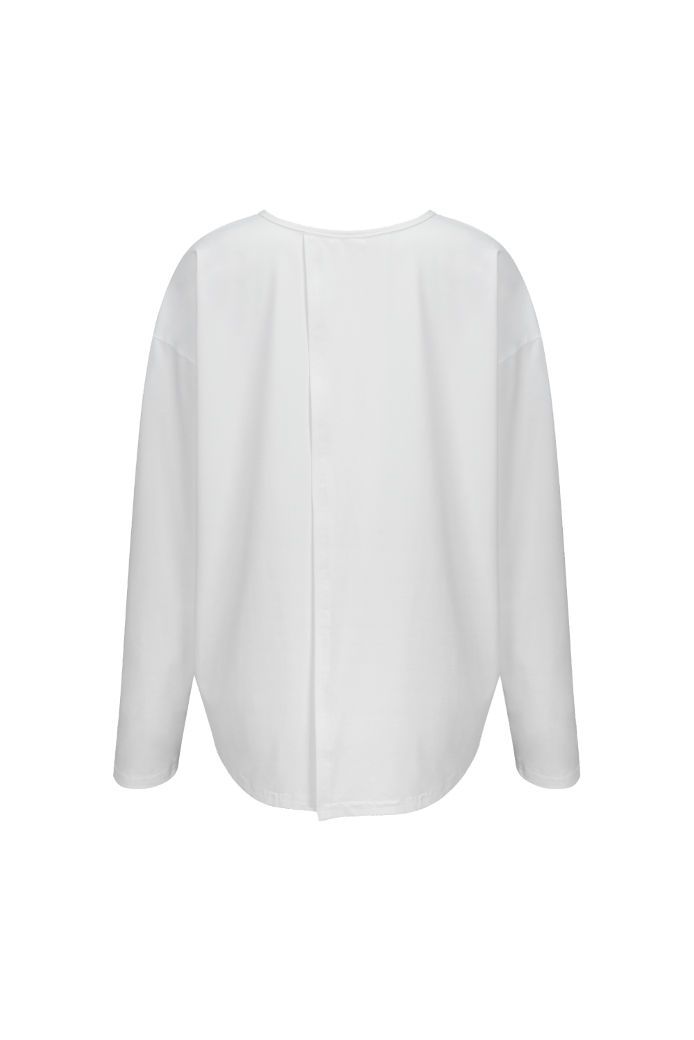 長袖Tシャツ ホワイト 商品カラー画像-S1L59