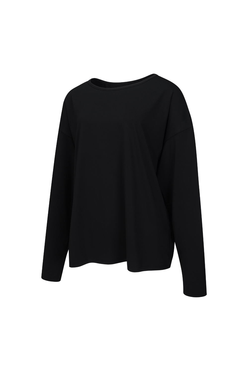 long sleeved tee charcoal color image-S2L2