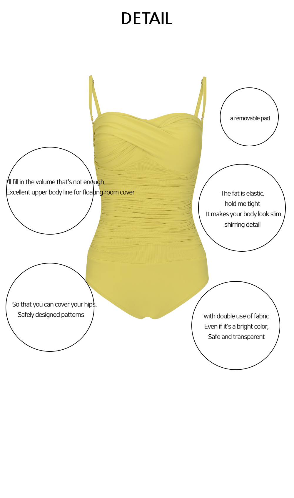 swim wear/inner wear yellow color image-S1L29