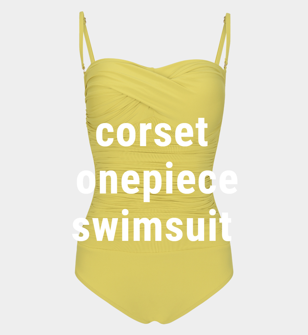 swim wear/inner wear yellow color image-S1L3